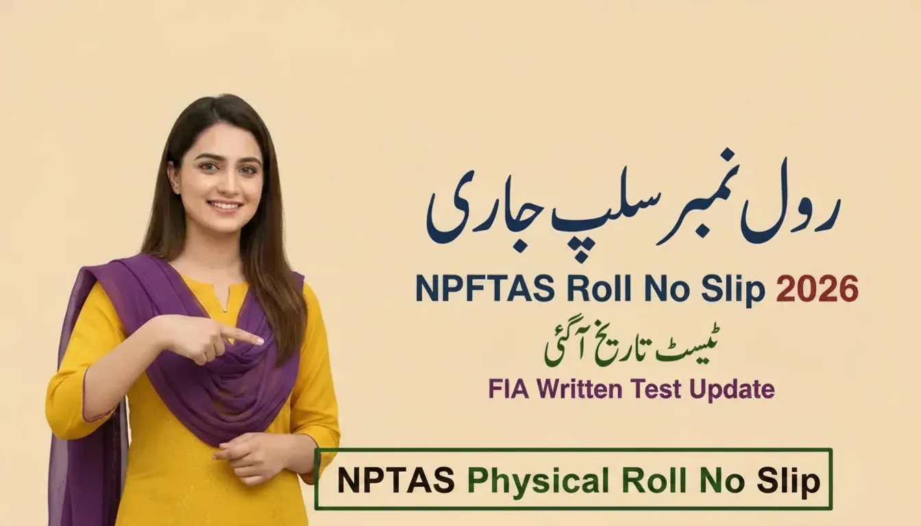 NPFTAS Physical Roll No Slip Download