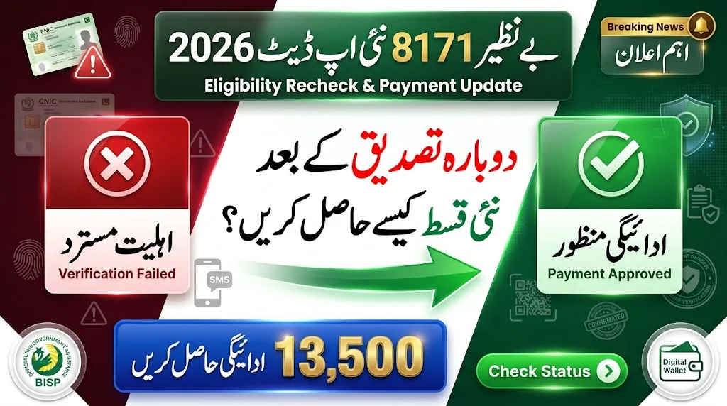 BISP 8171 Online Registration Check by CNIC 2026