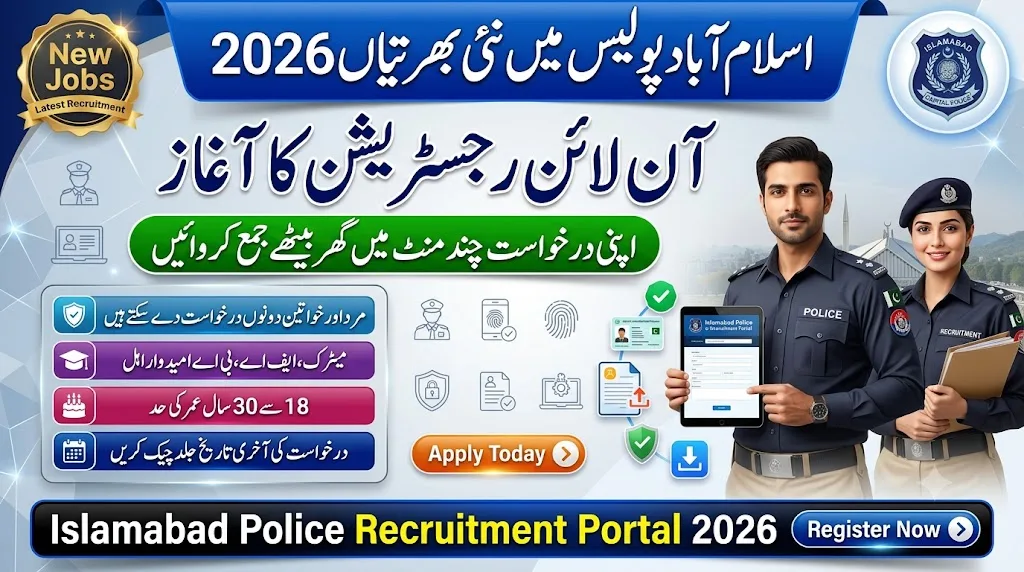 Islamabad Police Jobs Online Apply 2026