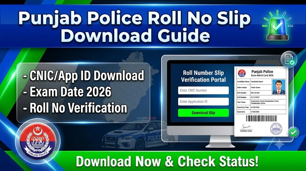 Punjab Police Roll No Slip