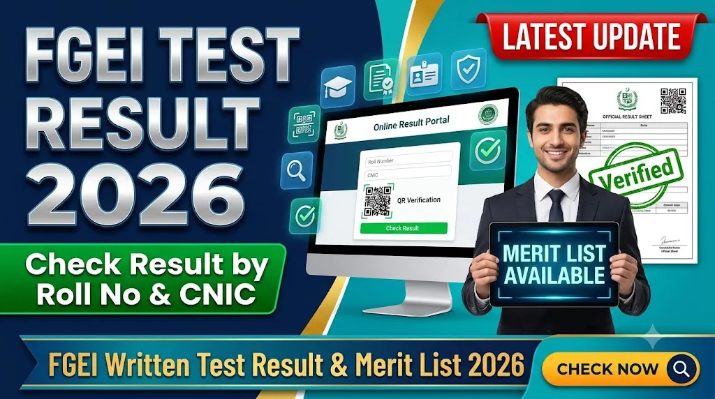 FGEI EST Test Result 6th June & 7th June 2026