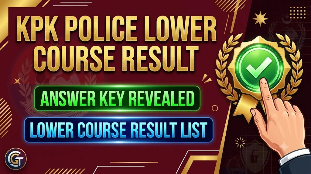 KPK Police Lower Course Result 4 July 2026