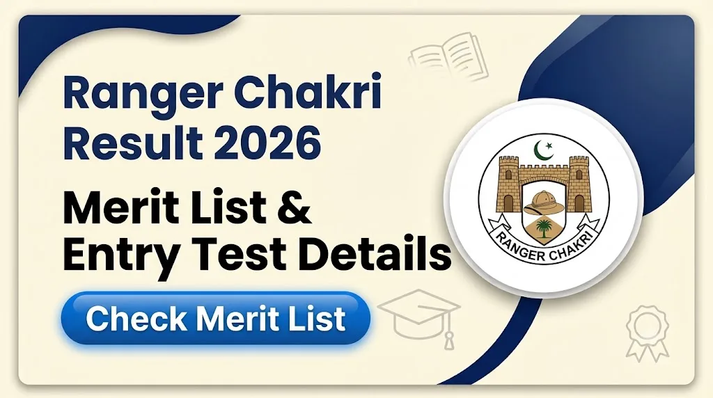 Ranger Cadet College Chakri Merit List 2026 Check Online
